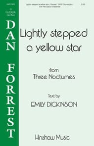 Lightly Stepped a Yellow Star SSAATTBB choral sheet music cover Thumbnail